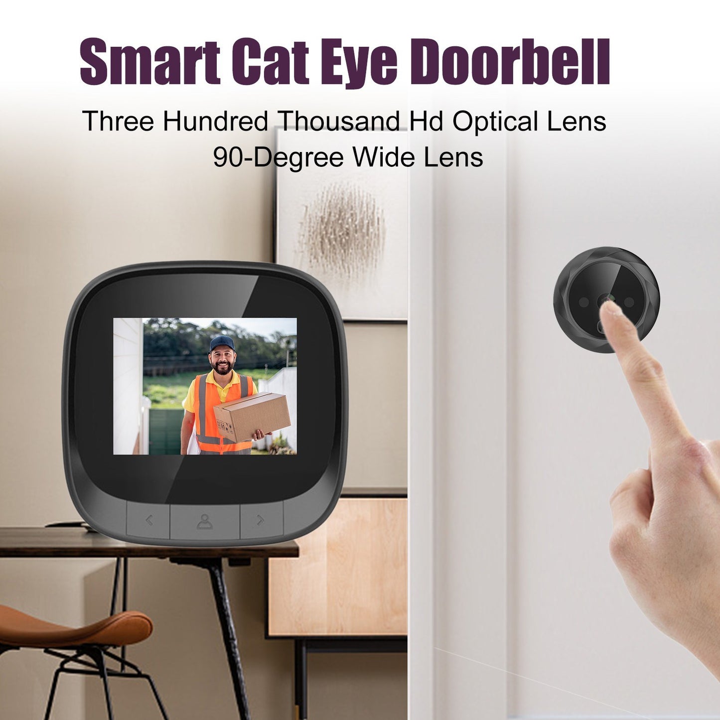 DD3 Smart Night Vision Doorbell with Battery