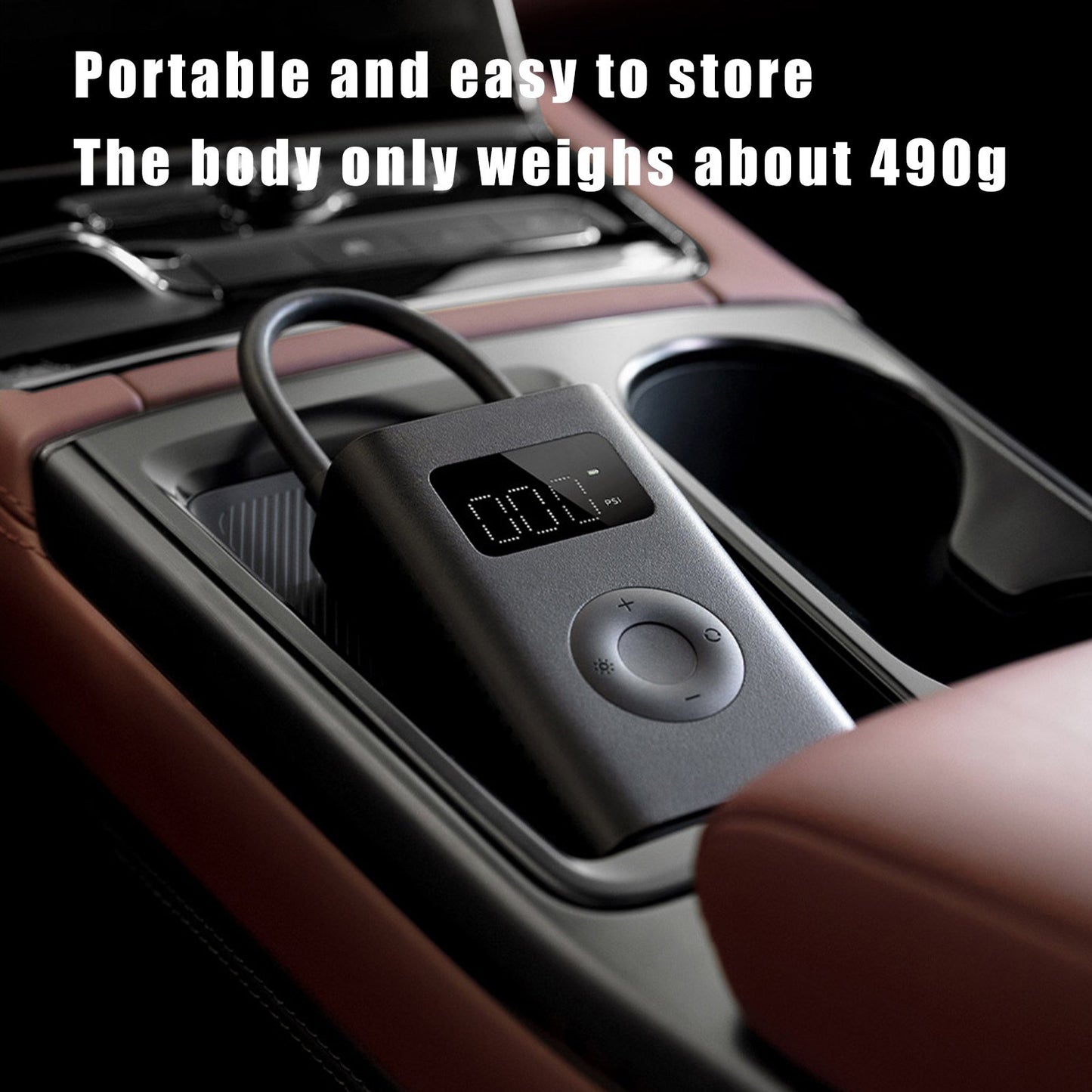 Xiaomi Mijia Portable Electric Air Pump 2 - 2000mAh Battery, Fast 8-Minute Inflation