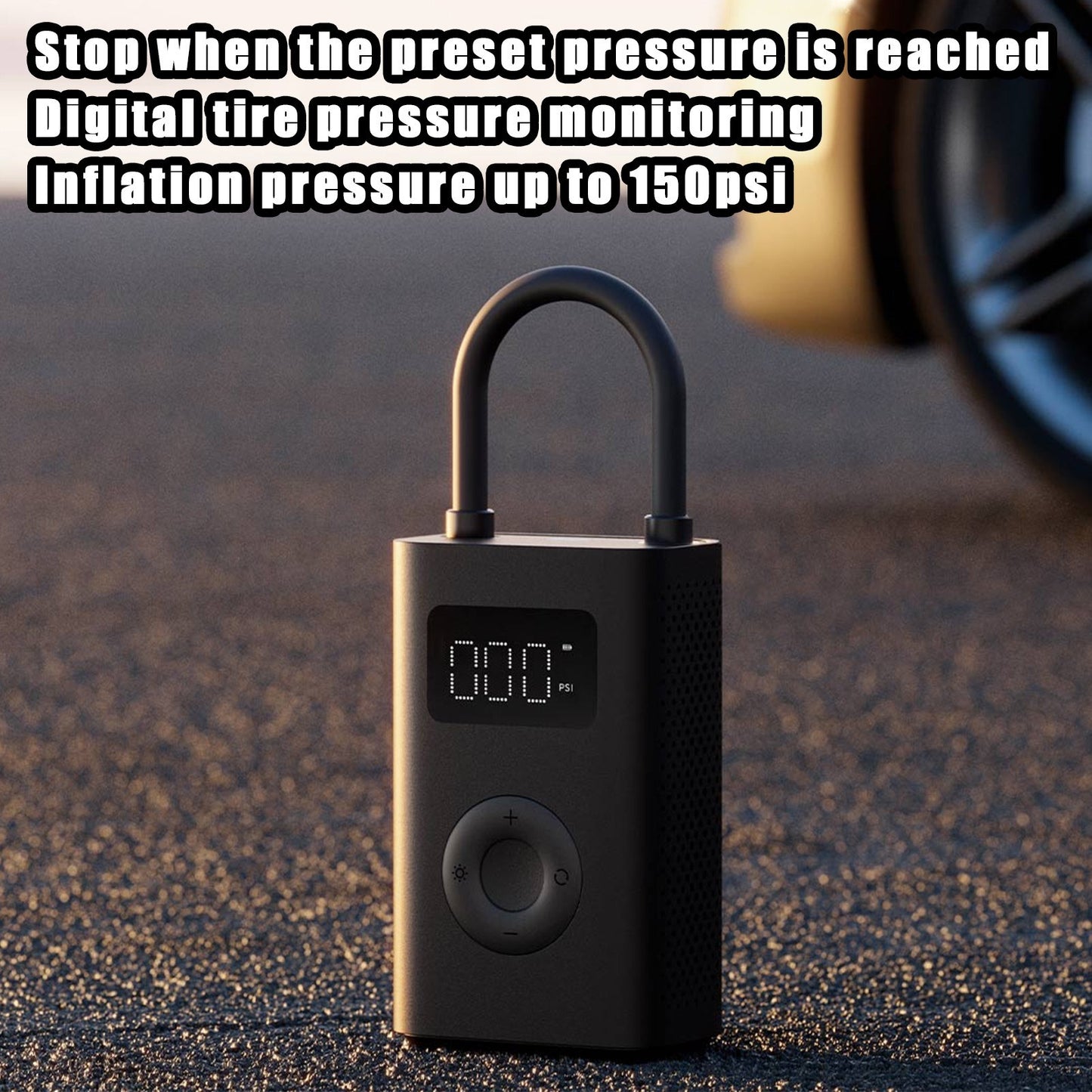 Xiaomi Mijia Portable Electric Air Pump 2 - 2000mAh Battery, Fast 8-Minute Inflation