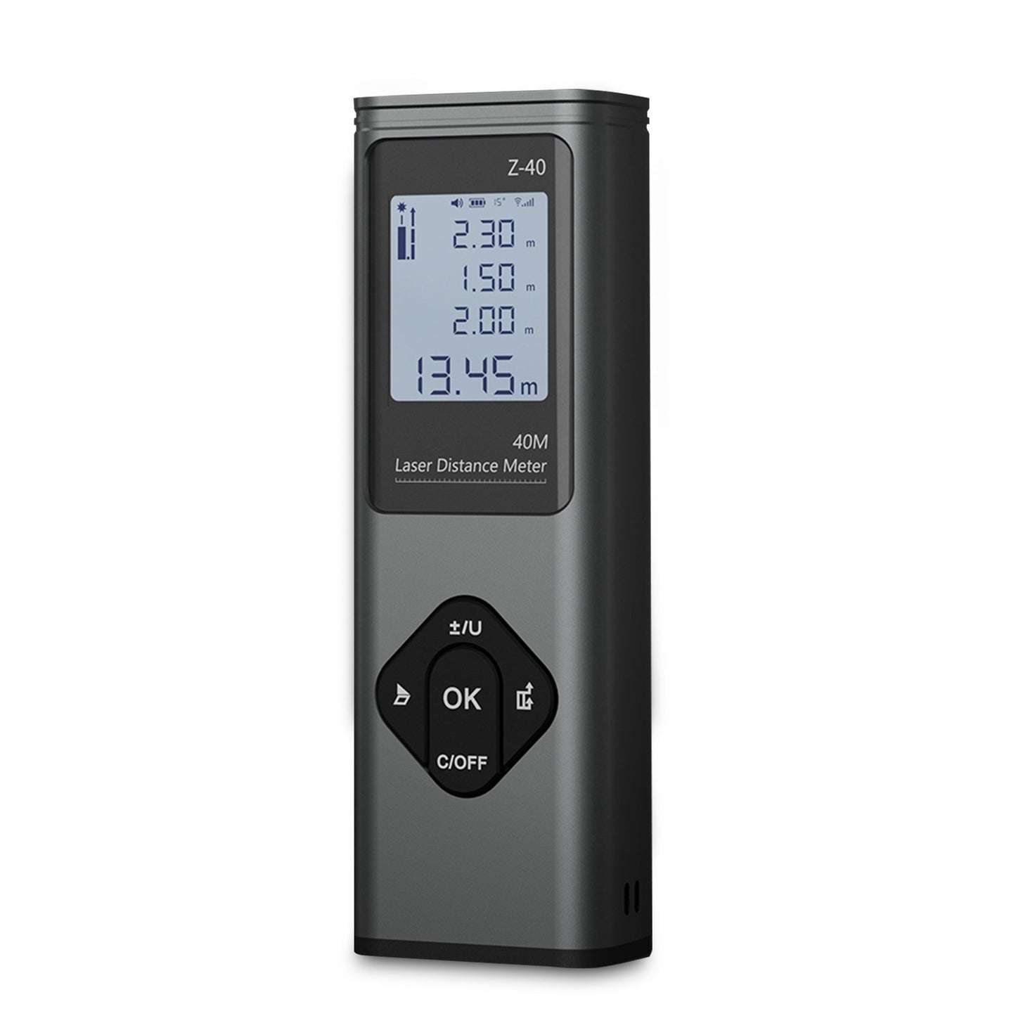 RONGUAN LR1 132ft Laser Distance Meter 40M Portable Range Finder