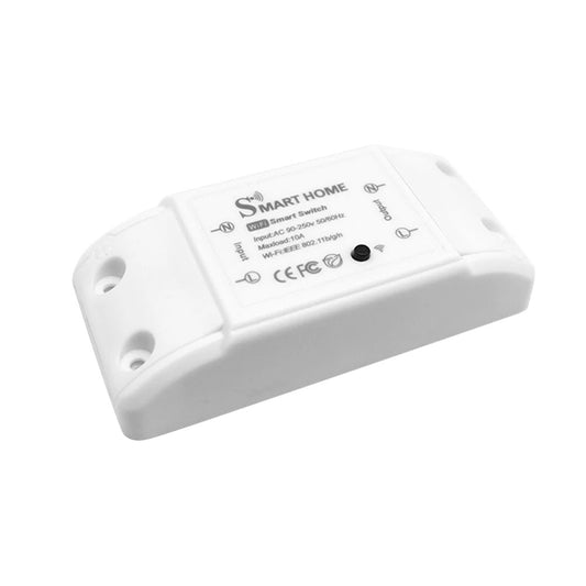 Smart 10A WiFi & Bluetooth Light Switch with RF Wireless Remote Control