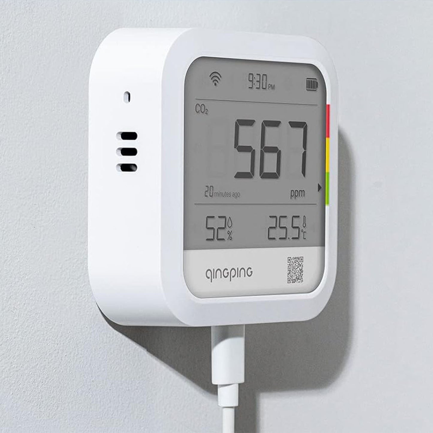 QingPing CGP22C High-Precision CO2, Temperature & Humidity Monitor
