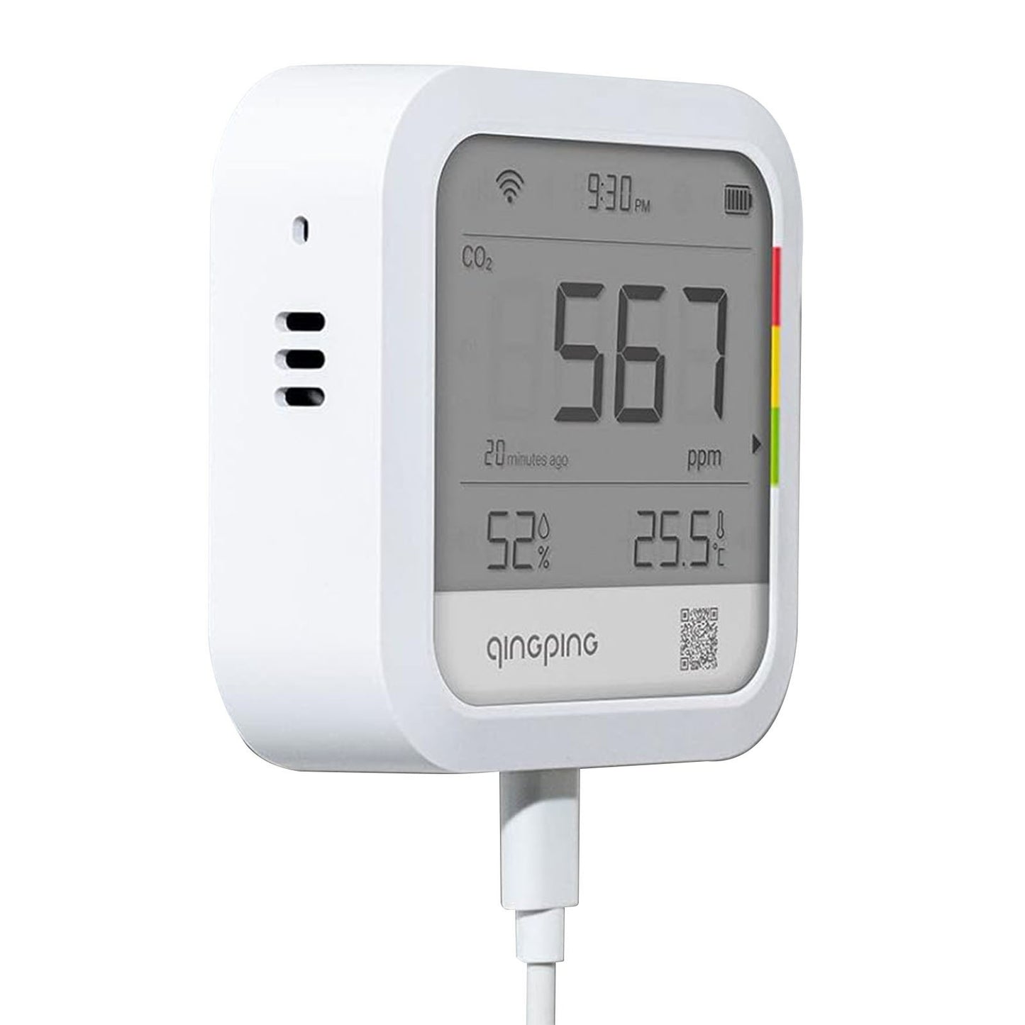QingPing CGP22C High-Precision CO2, Temperature & Humidity Monitor