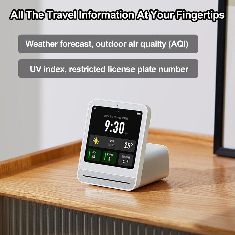 Qingping Air Monitor 2: Temperature, Humidity, PM2.5, PM10, CO2, eTVOC & Noise Levels Tracker