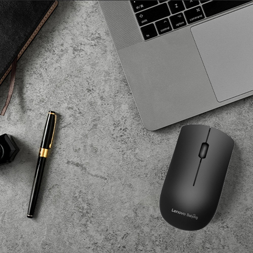 Lenovo M211 Wireless Mouse - Ergonomic 2.4G, 1200DPI for Laptop & PC