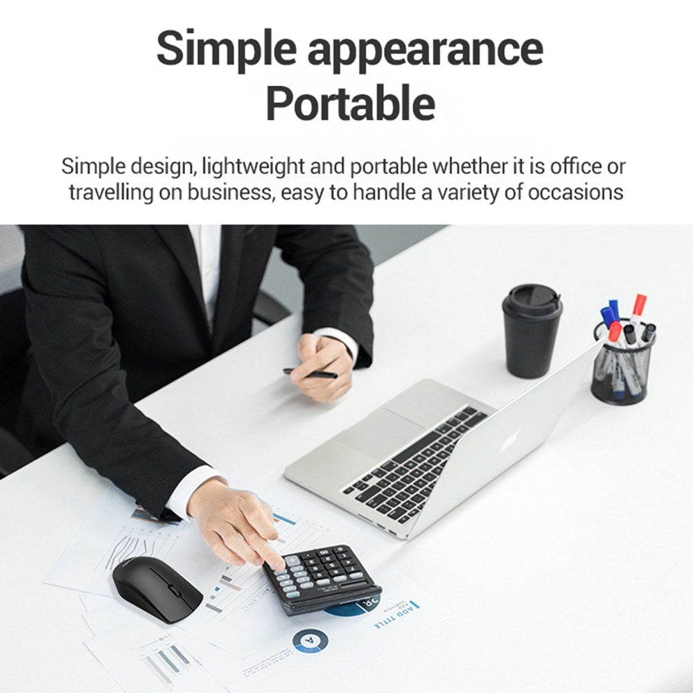 Lenovo M211 Wireless Mouse - Ergonomic 2.4G, 1200DPI for Laptop & PC