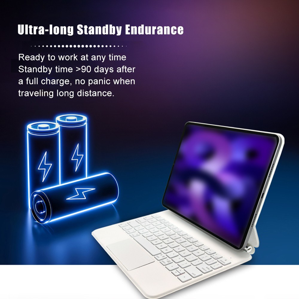 3-in-1 Magnetic Tablet Keyboard for iPad Air 4 & 5 - Smart Control