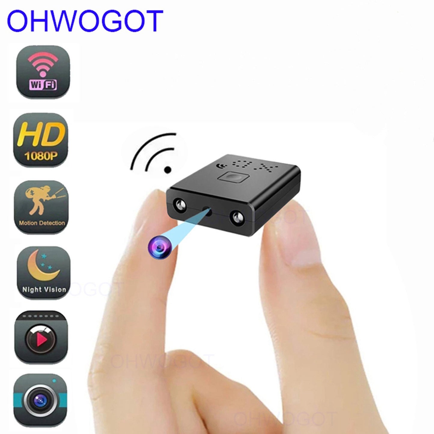Mini WiFi IP Camera - 1080P Night Vision Security Camcorder