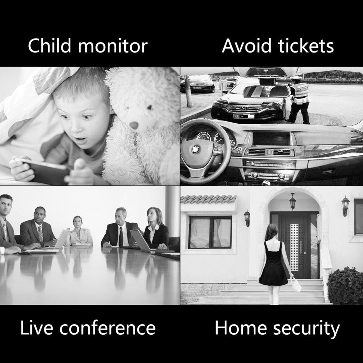 Mini WiFi IP Camera - 1080P Night Vision Security Camcorder