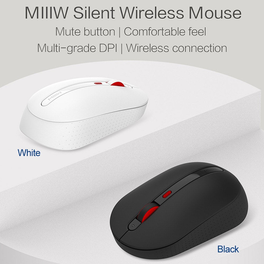 MIIIW Wireless 2.4G Mouse: Adjustable DPI, Ergonomic & Compatible