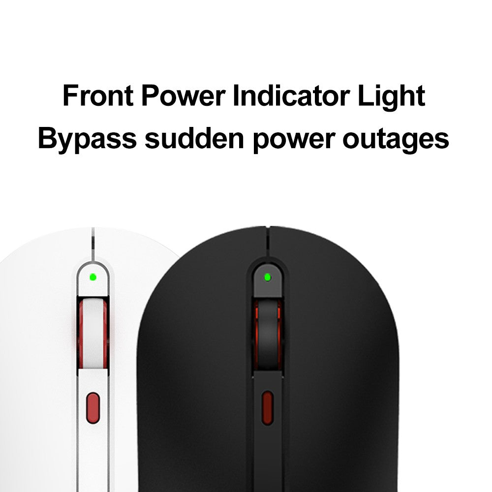 Wireless Keyboard and Mouse Combo by MIIIW: Full-Size 104-Keys with Adjustable Speeds & Silent Mouse