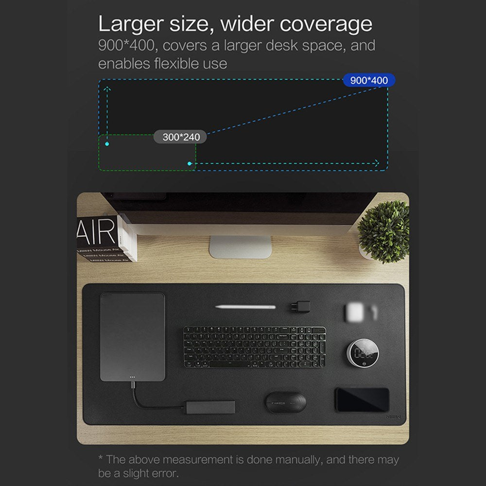 Super-Large Waterproof Non-Slip MIIIW Leather Desk Pad