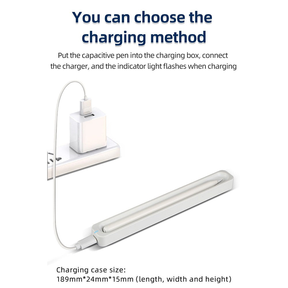 Capacitive Pen 766 for iPad - Handwriting Stylus with Dual-Mode Charging, Magnetic Attachment, Palm Rejection, Tilt Sensitivity