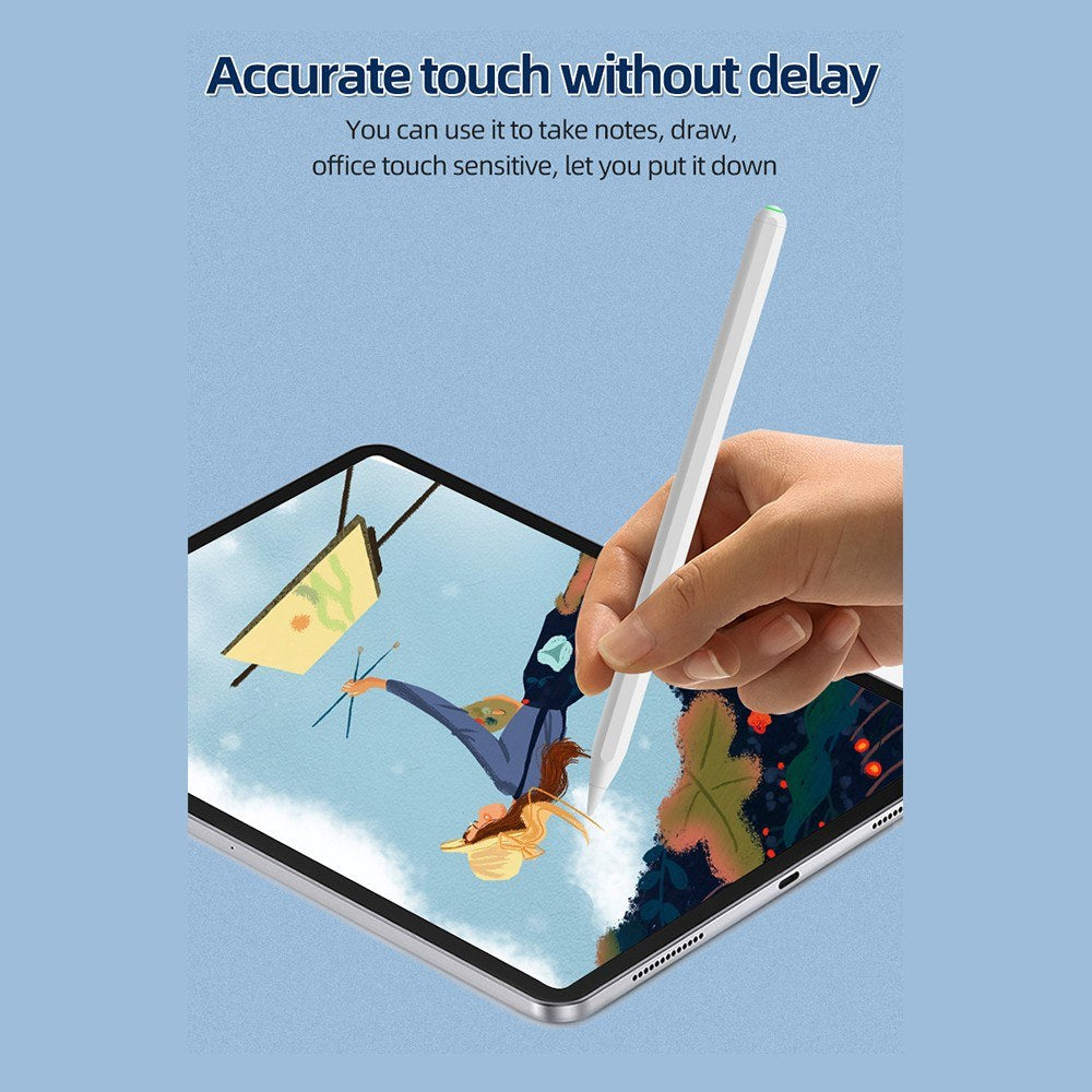 Capacitive Pen 766 for iPad - Handwriting Stylus with Dual-Mode Charging, Magnetic Attachment, Palm Rejection, Tilt Sensitivity