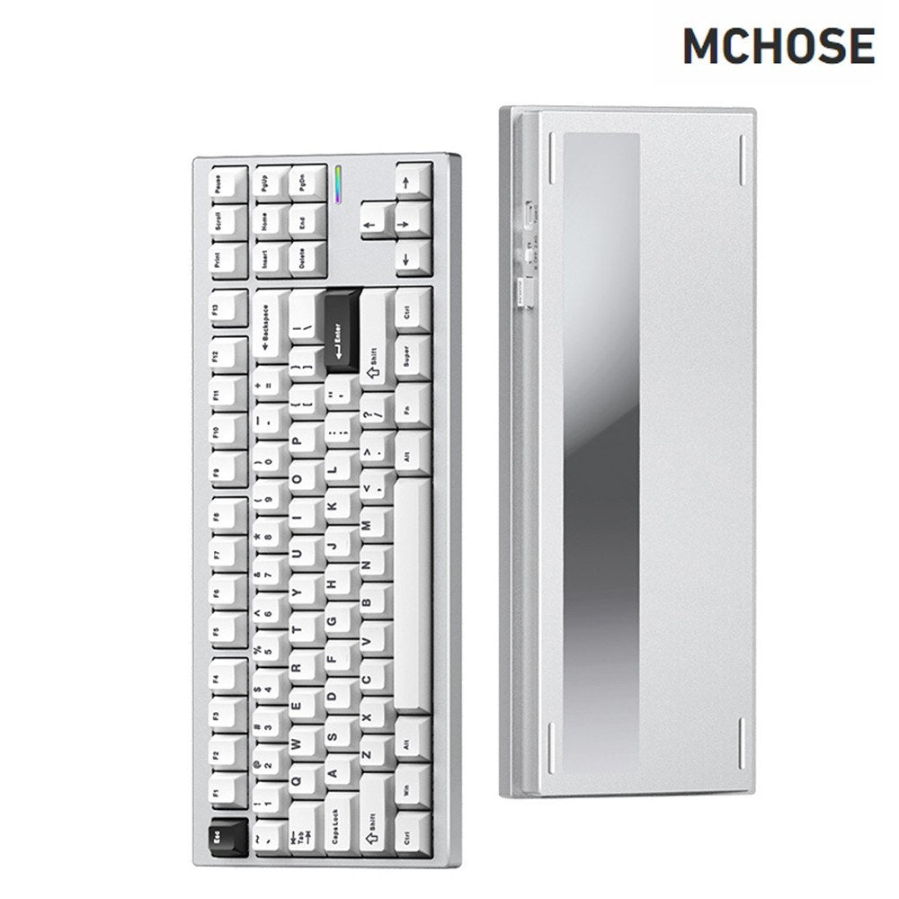 Wireless Mechanical Keyboard MCHOSE MC-GX87-1 - Tri-Mode, Aluminum Custom Build, Gasket Construction