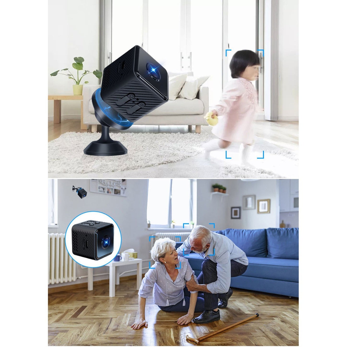 X2 Mini Smart Security Camera - Wireless 1080P HD Surveillance with Night Vision