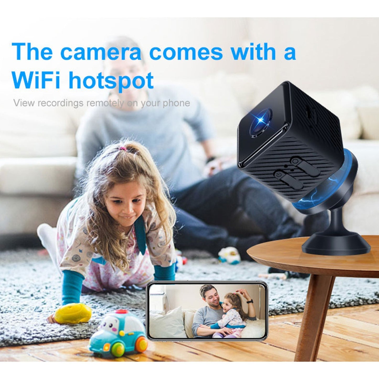 X2 Mini Smart Security Camera - Wireless 1080P HD Surveillance with Night Vision