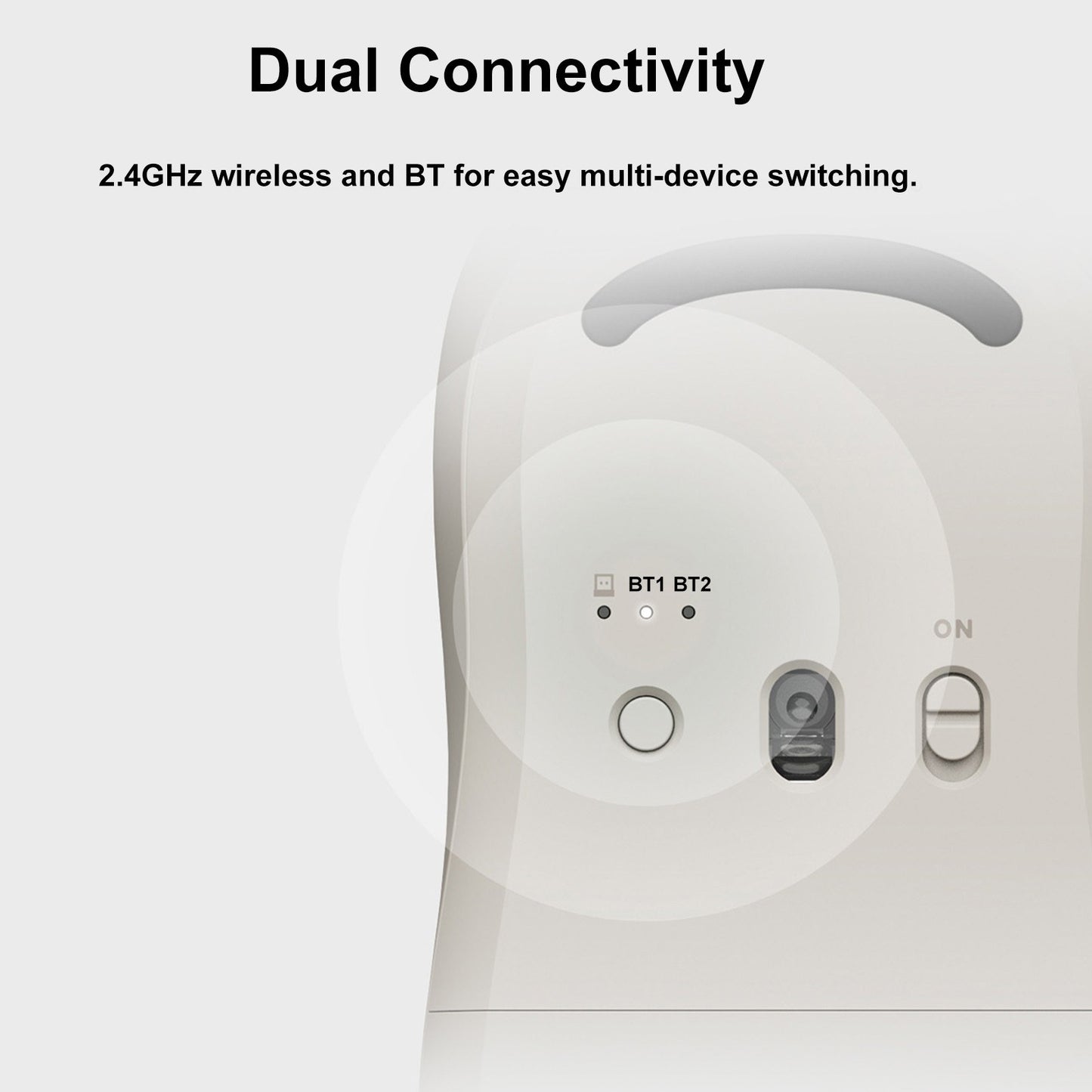 Xiaomi Wireless Mouse 3 - Dual Mode 2.4GHz & Bluetooth, Ergonomic High-Speed Design