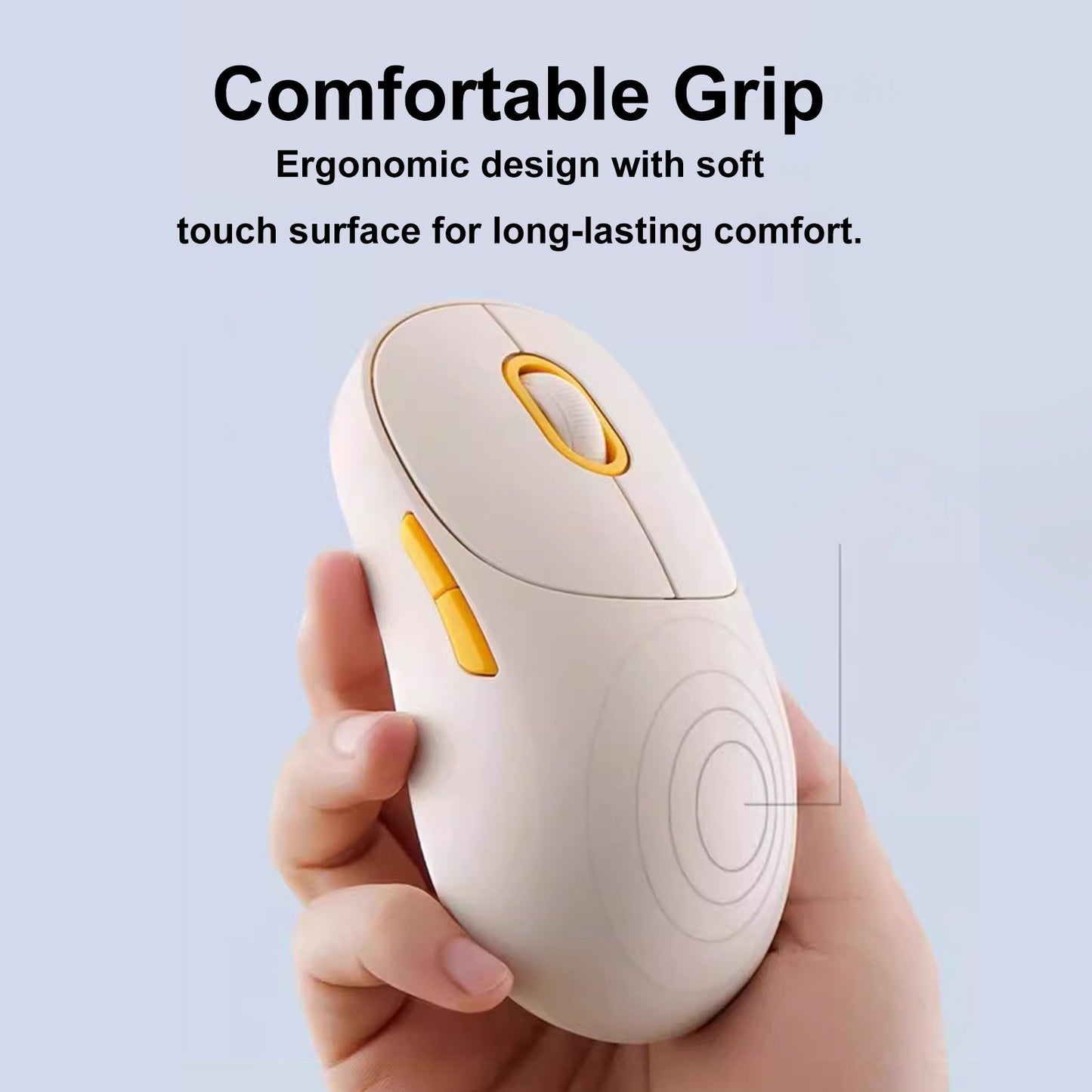 Xiaomi Wireless Mouse 3 - Dual Mode 2.4GHz & Bluetooth, Ergonomic High-Speed Design