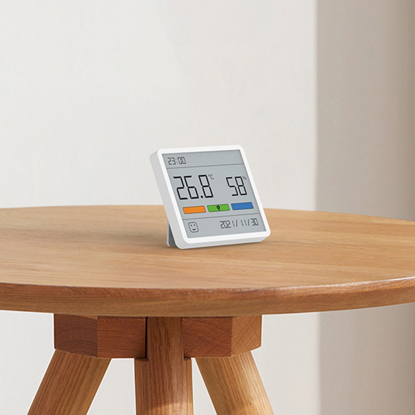 ATuMan TH1 LCD Indoor Hygrometer: Temperature Humidity Monitor with Clock