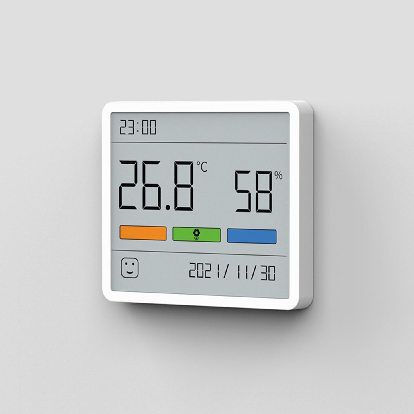 ATuMan TH1 LCD Indoor Hygrometer: Temperature Humidity Monitor with Clock