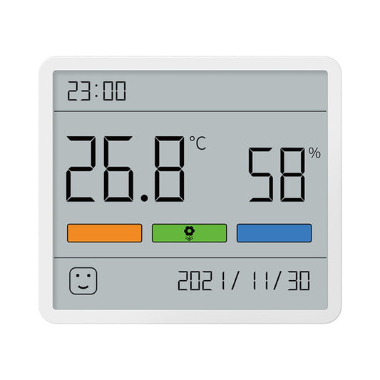 ATuMan TH1 LCD Indoor Hygrometer: Temperature Humidity Monitor with Clock