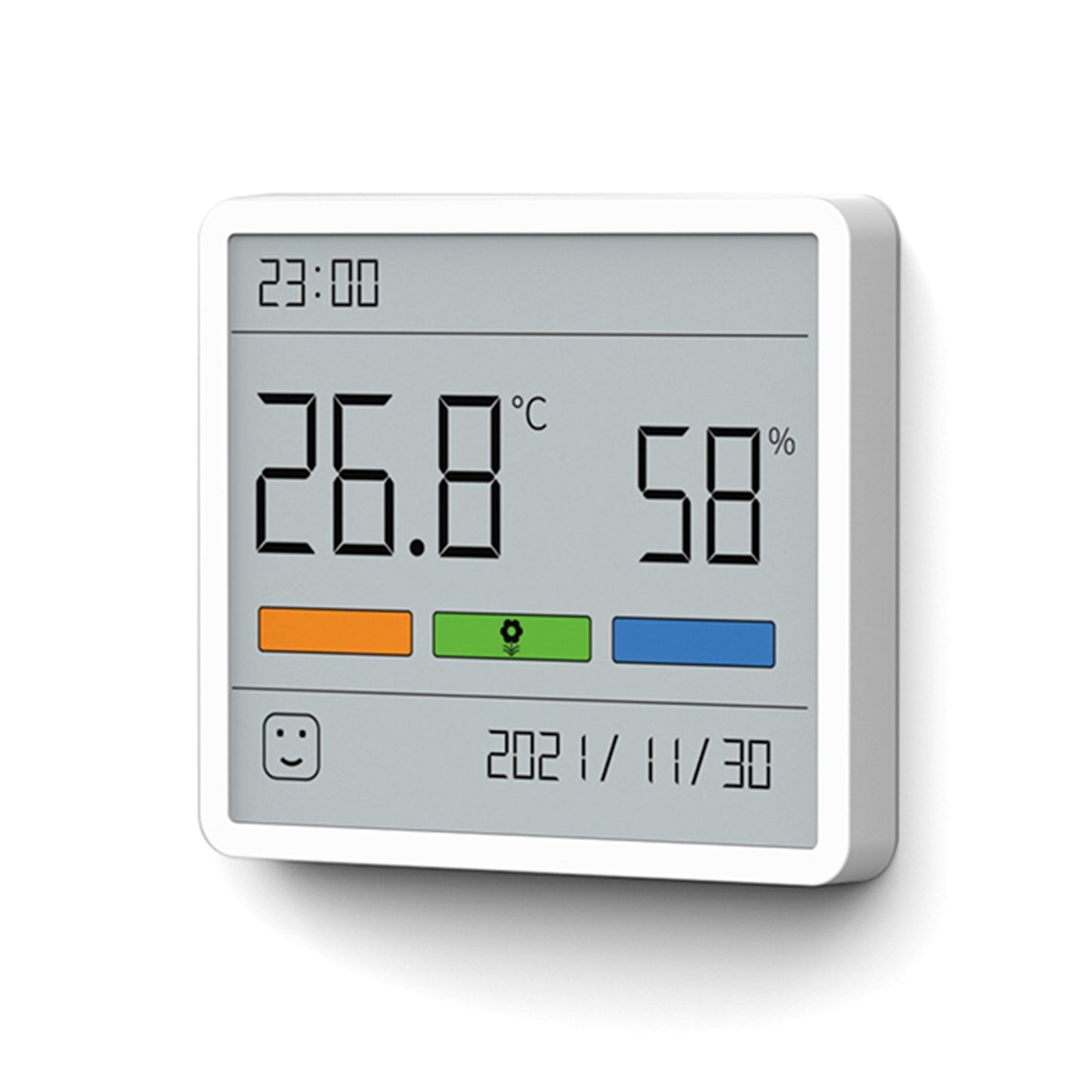 ATuMan TH1 LCD Indoor Hygrometer: Temperature Humidity Monitor with Clock