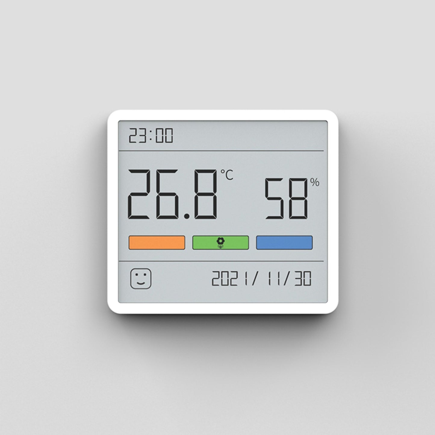 ATuMan TH1 LCD Indoor Hygrometer: Temperature Humidity Monitor with Clock