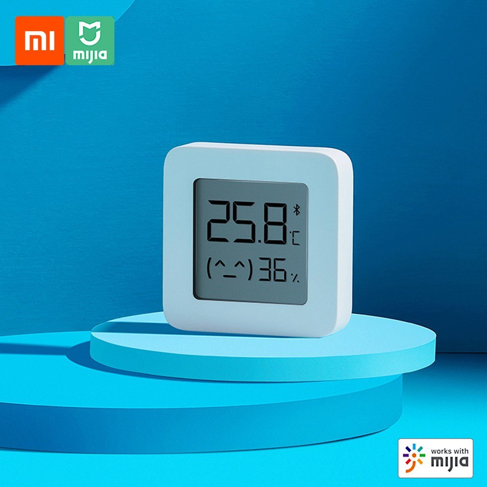 4-Pack Xiaomi Bluetooth Thermometer 2 with Smart Humidity Sensor for Home Comfort
