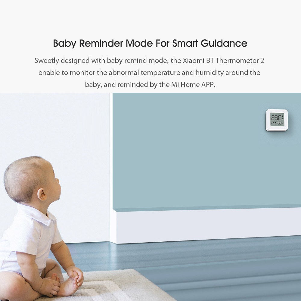 4-Pack Xiaomi Bluetooth Thermometer 2 with Smart Humidity Sensor for Home Comfort
