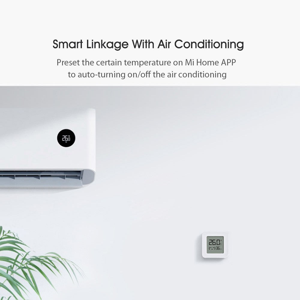 4-Pack Xiaomi Bluetooth Thermometer 2 with Smart Humidity Sensor for Home Comfort