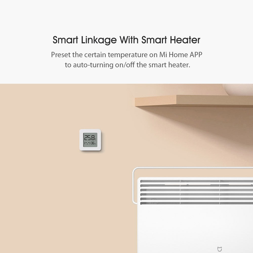 4-Pack Xiaomi Bluetooth Thermometer 2 with Smart Humidity Sensor for Home Comfort