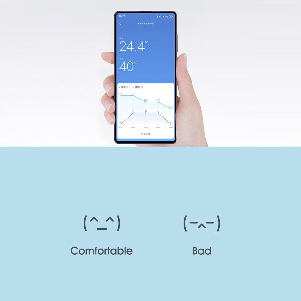 4-Pack Xiaomi Bluetooth Thermometer 2 with Smart Humidity Sensor for Home Comfort