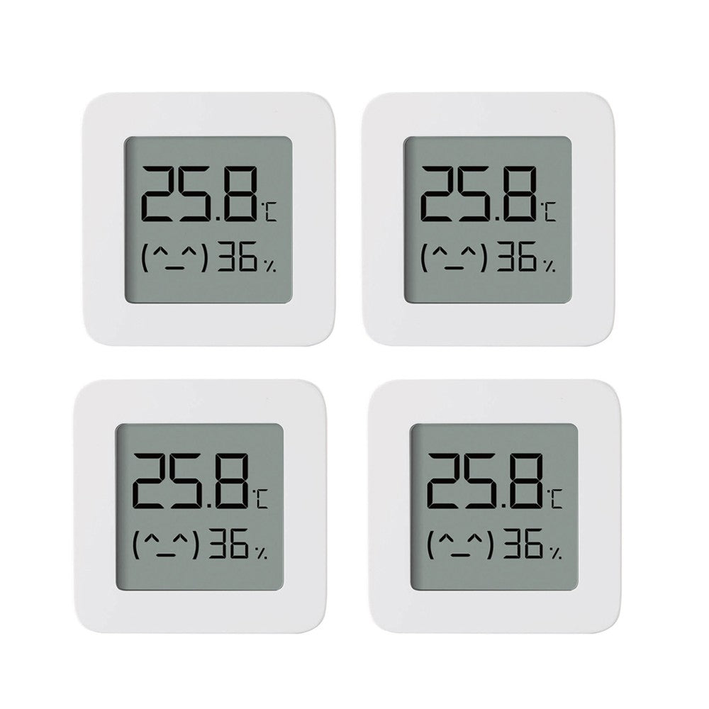 4-Pack Xiaomi Bluetooth Thermometer 2 with Smart Humidity Sensor for Home Comfort