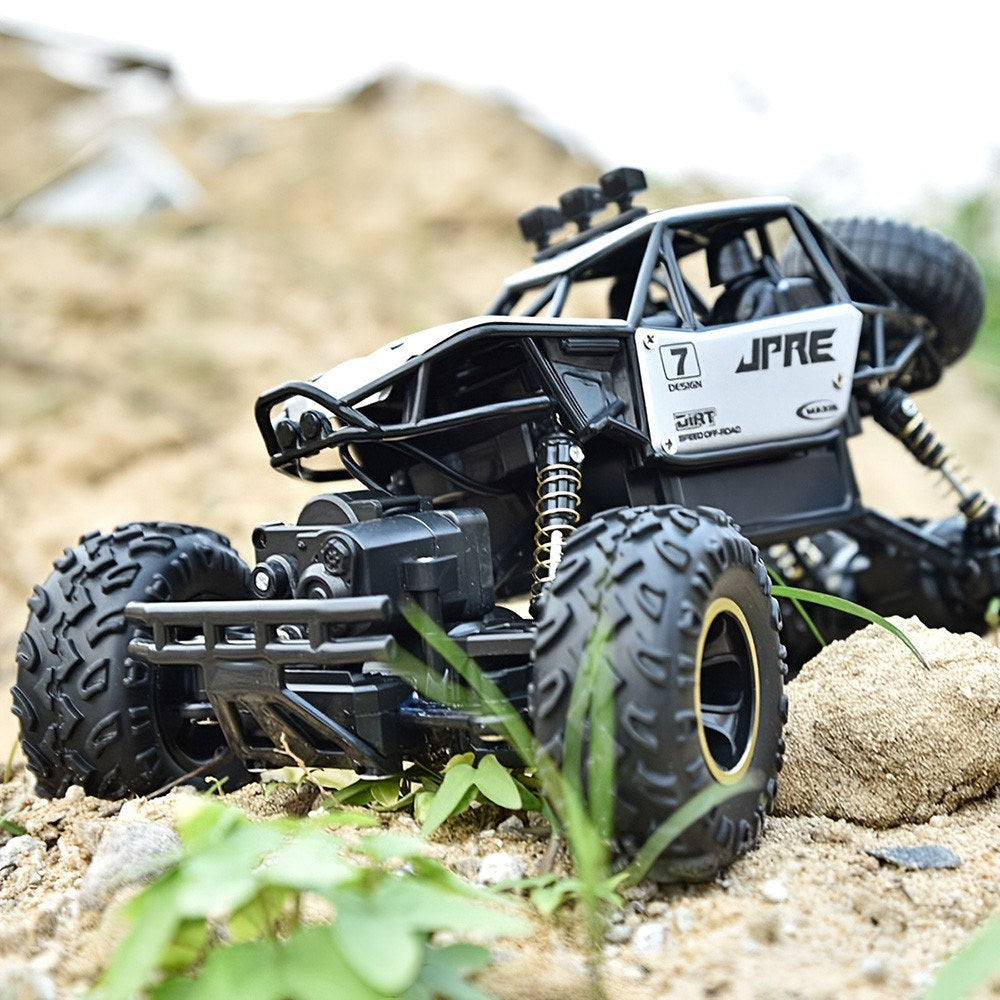 1/16 4WD Alloy RC Off-road Buggy, 2.4GHz High-Speed 15km/h, Climbing Car RTR