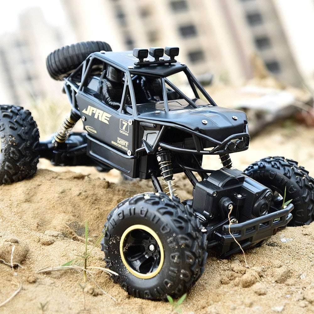 1/16 4WD Alloy RC Off-road Buggy, 2.4GHz High-Speed 15km/h, Climbing Car RTR