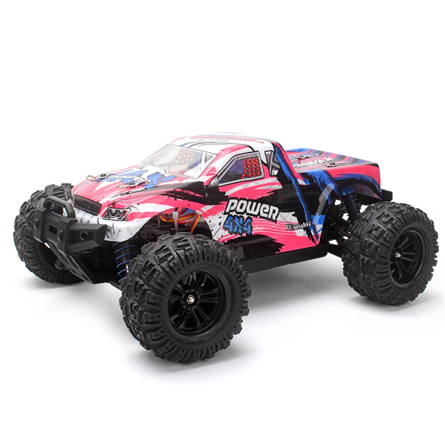 2.4GHz 4WD Off-Road RC Crawler Truck - 35KM/H High Speed Racing Vehicle KYAMRC KY-2819A 1:18 Scale