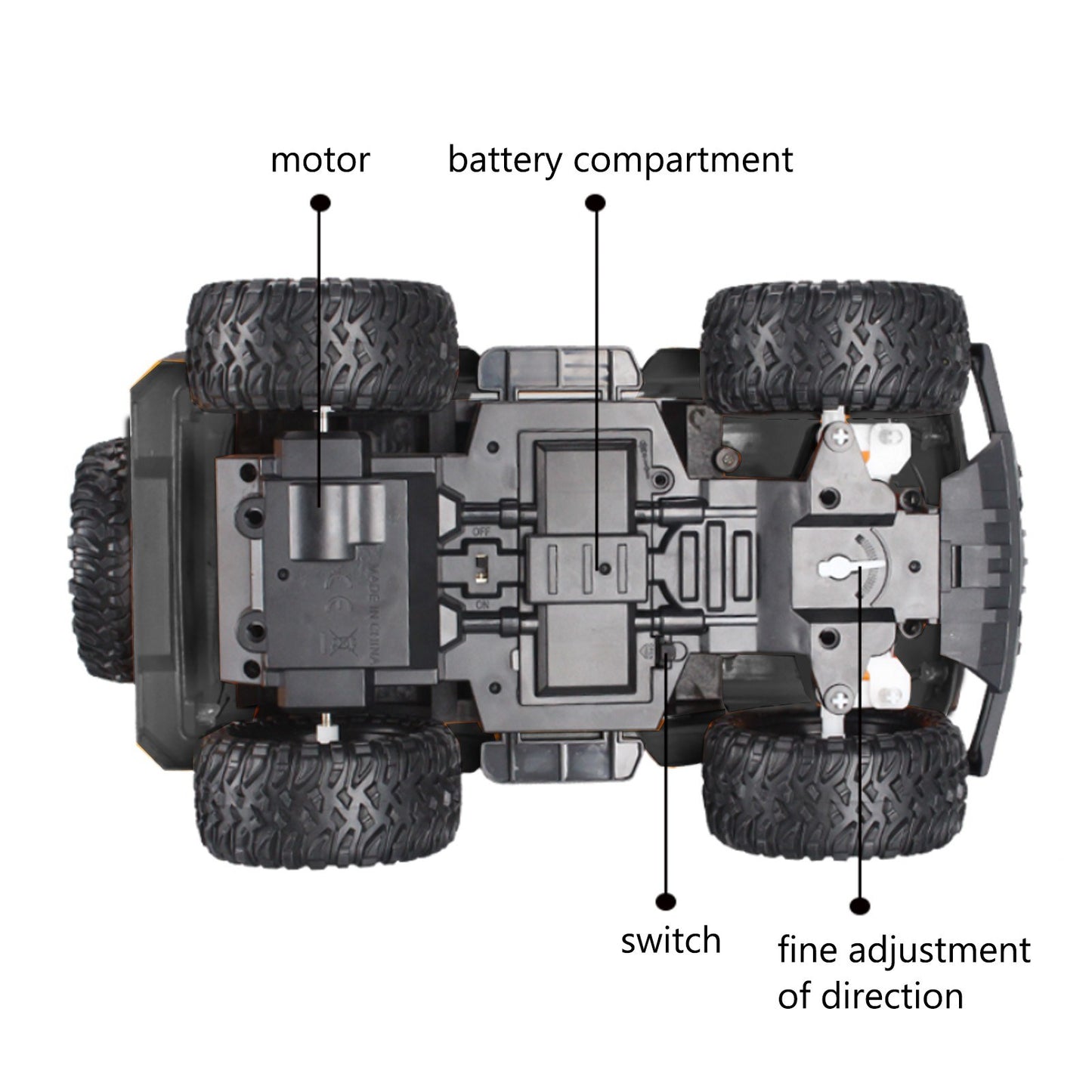 518-01 1/16 2.4GHz RC Off-Road Climbing Racing Car