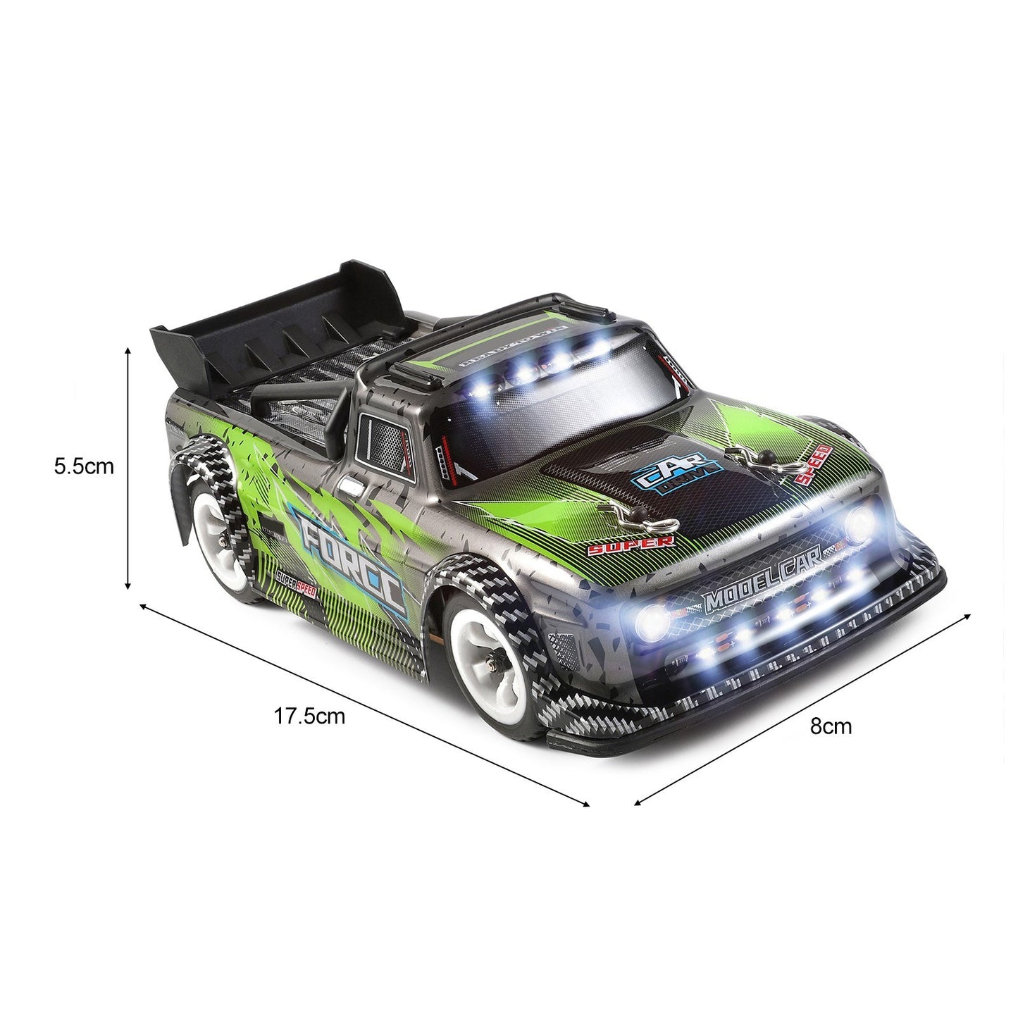 WLtoys 284131 1/28 RC Short Truck: 2.4GHz 30km/h High-Speed RTR Metal Chassis