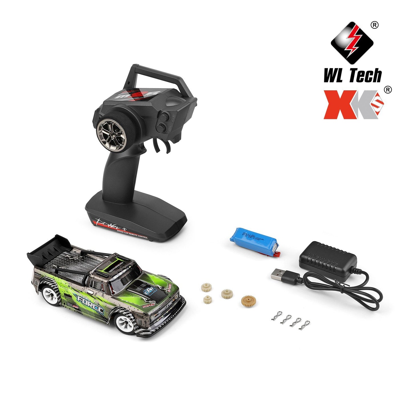 WLtoys 284131 1/28 RC Short Truck: 2.4GHz 30km/h High-Speed RTR Metal Chassis