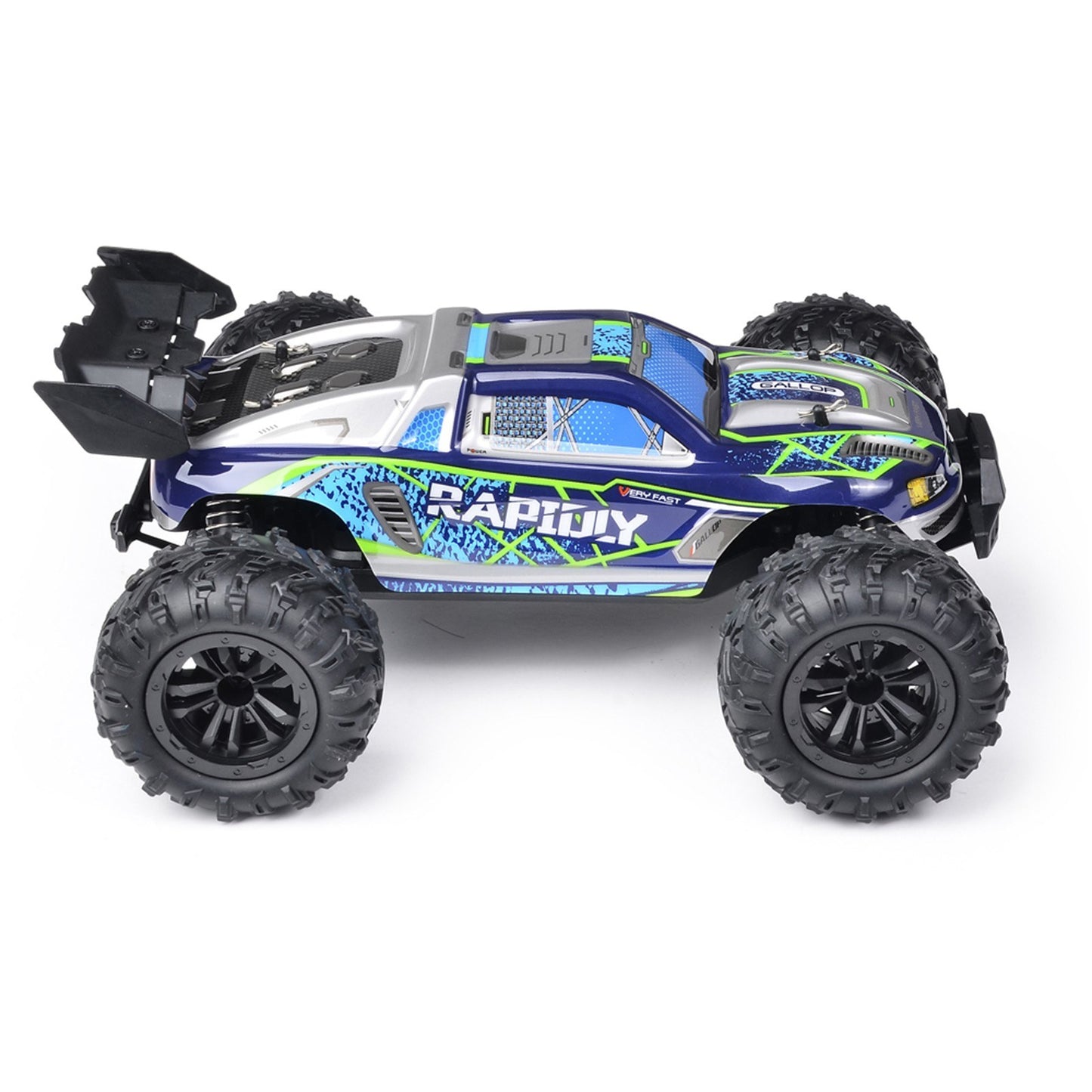 1/16 4WD 2.4GHz High-Speed Off-Road RC Truck, 38km/h Racing Car RTR