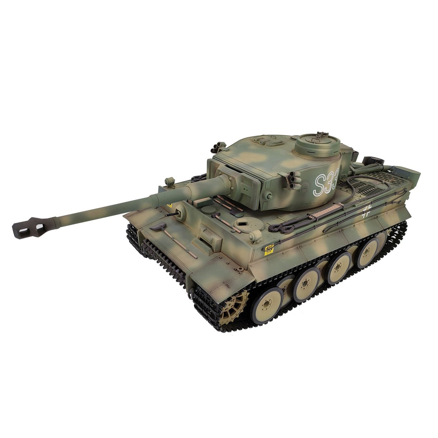 1/16 Scale Army RC Tank with Sound & Light - Remote Control Military Toy Vehicle