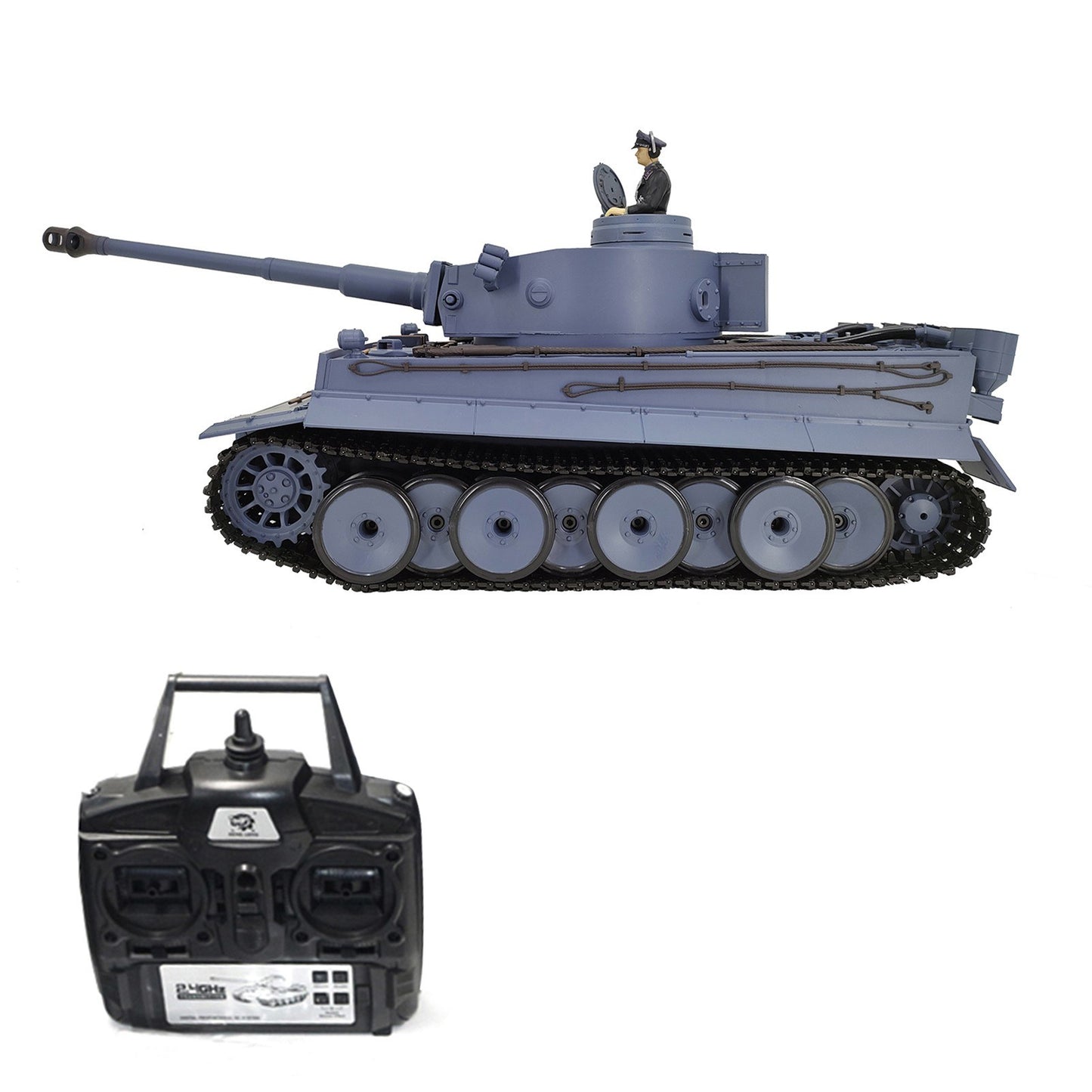 1/16 Scale Army RC Tank with Sound & Light - Remote Control Military Toy Vehicle