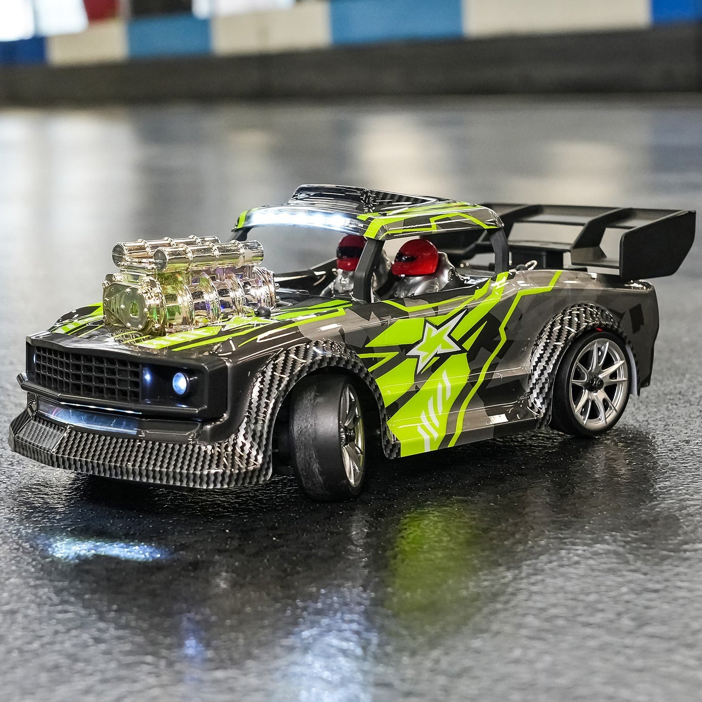 1/18 2.4GHz 4WD High-Speed RC Drift Car RTR with ESP, 30km/h Full Scale