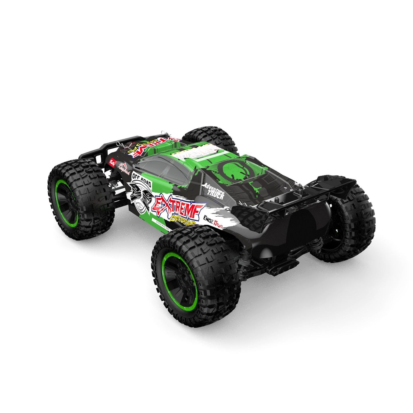 1/10 4WD Brushless Off-Road Racing Truck - 2.4GHz, 45km/h High Speed All-Terrain Climbing Car