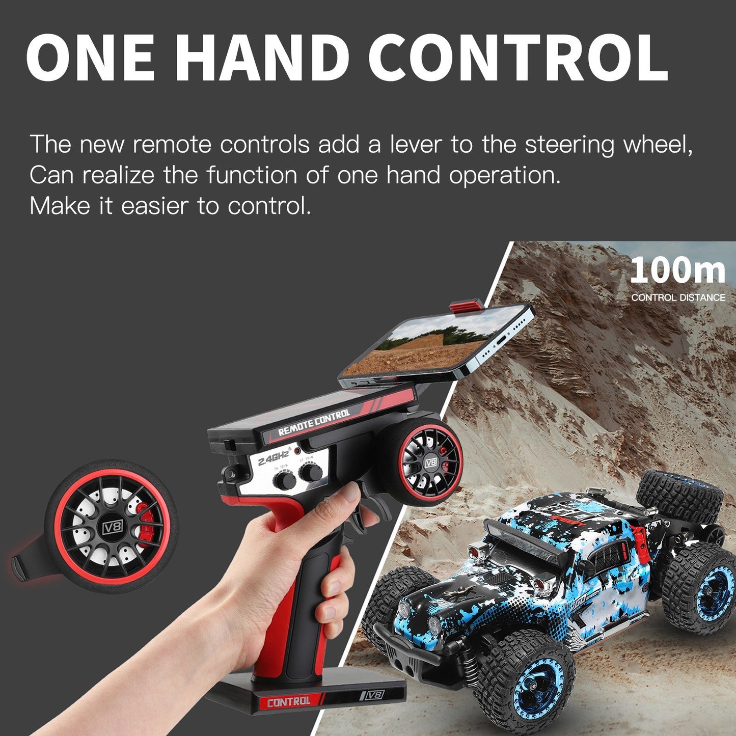 WLtoys 284161 1/28 4WD High Speed 30KM/H Off-Road RC Car Racing Climber