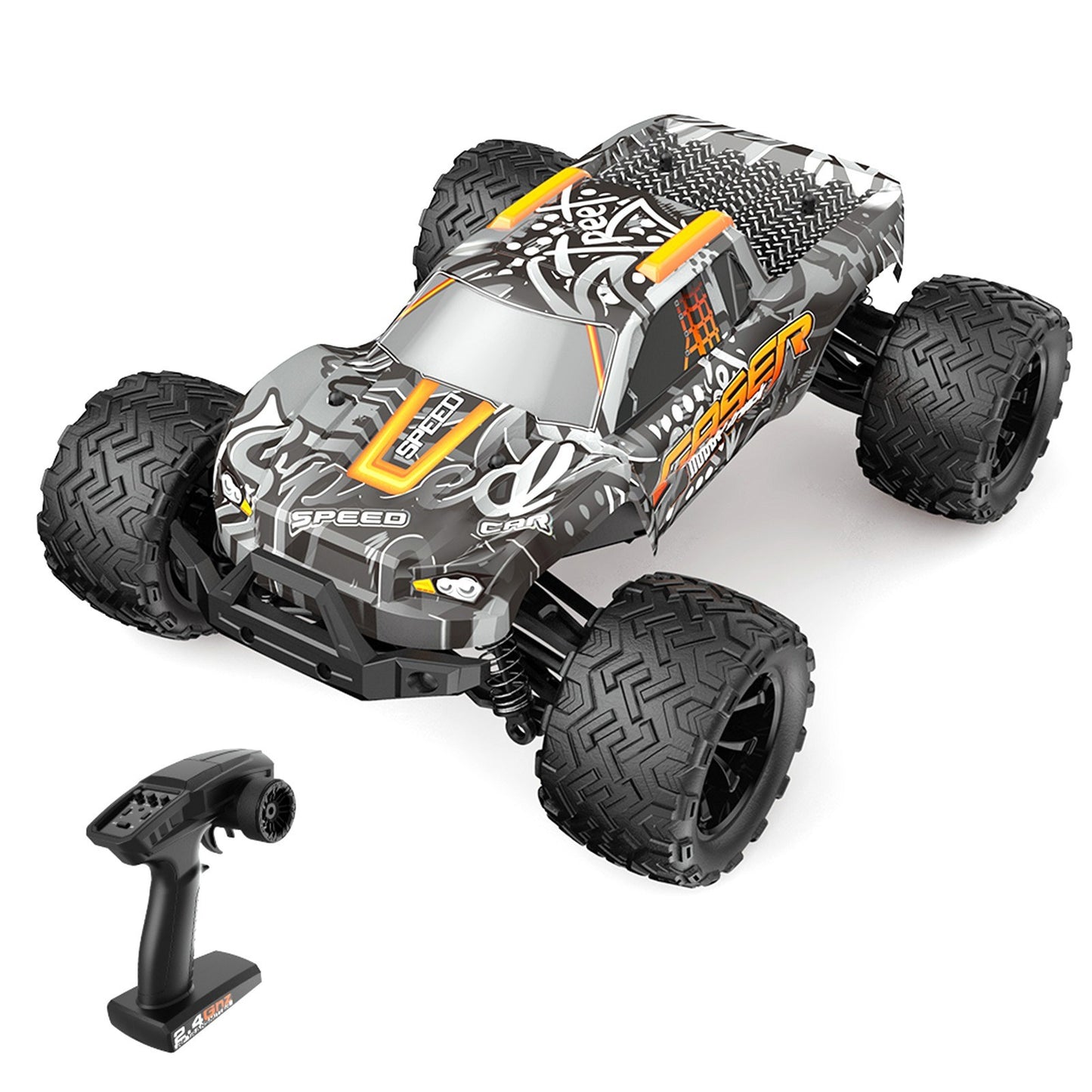 1/14 4WD Brushless Motor RC Climbing Truck, 2.4GHz, 45km/h Off-Road Car