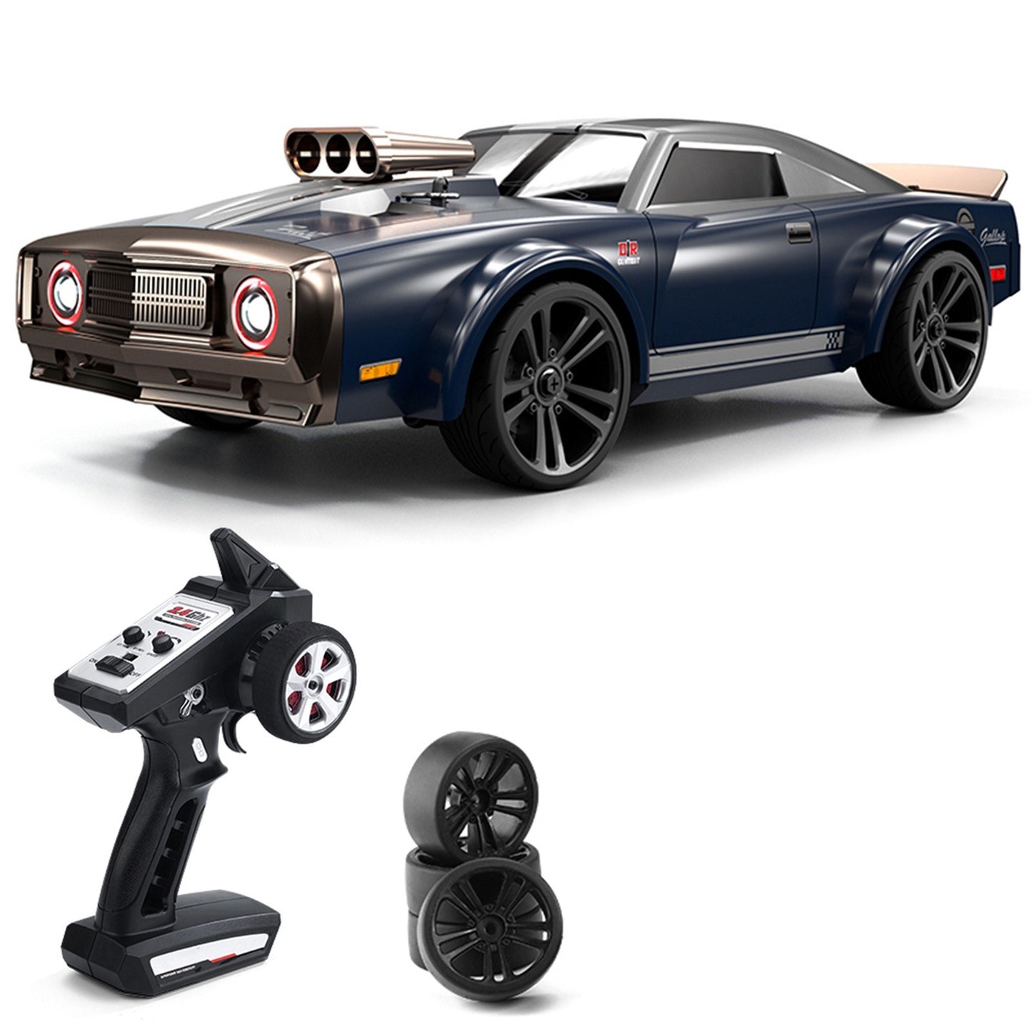 High-Speed 4WD RC Car with 7-Mode LED Headlights - SCY-16303 1/16 Scale, 35km/h