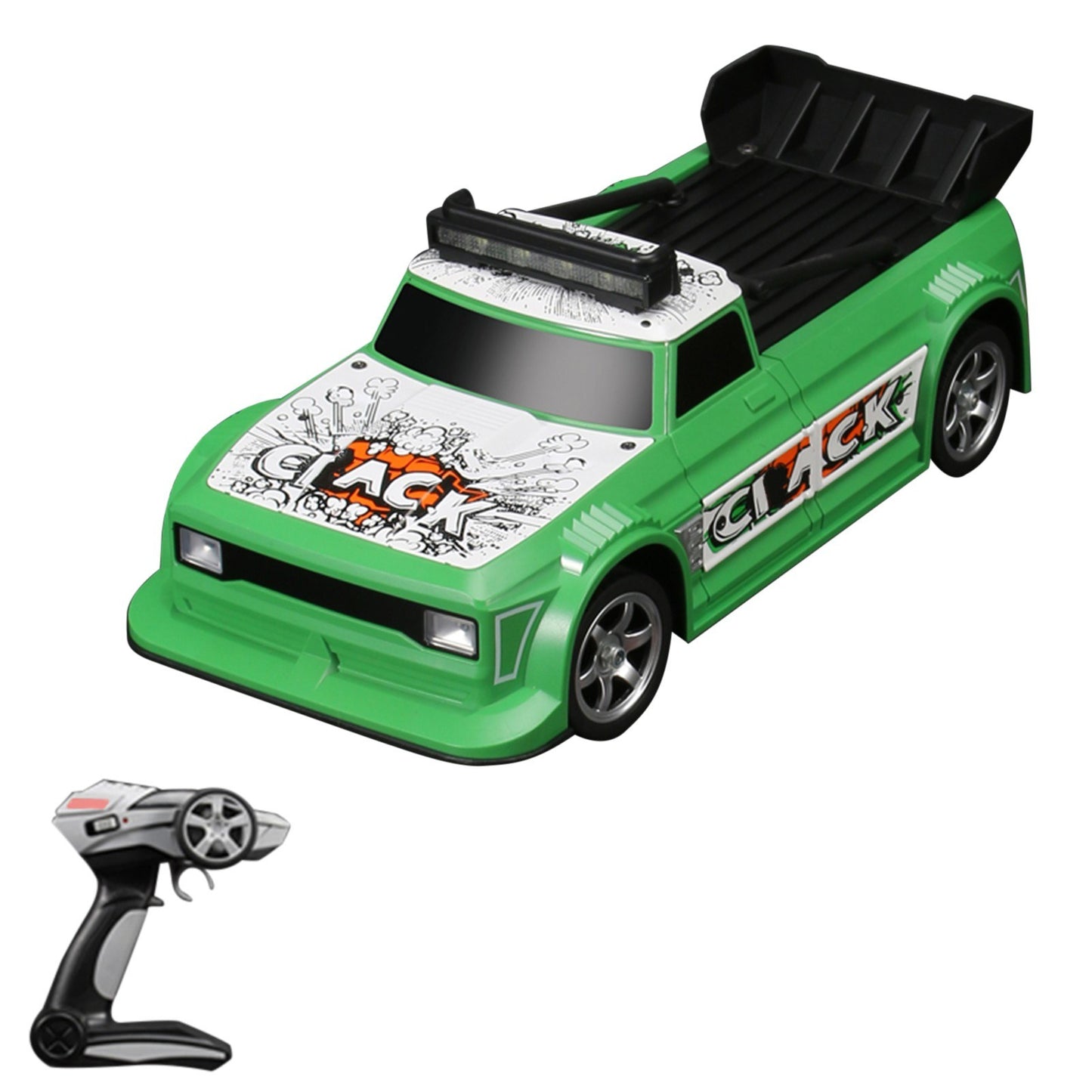 1/16 Scale 2WD RC Drift Car with LED Lights, 2.4GHz Remote Control