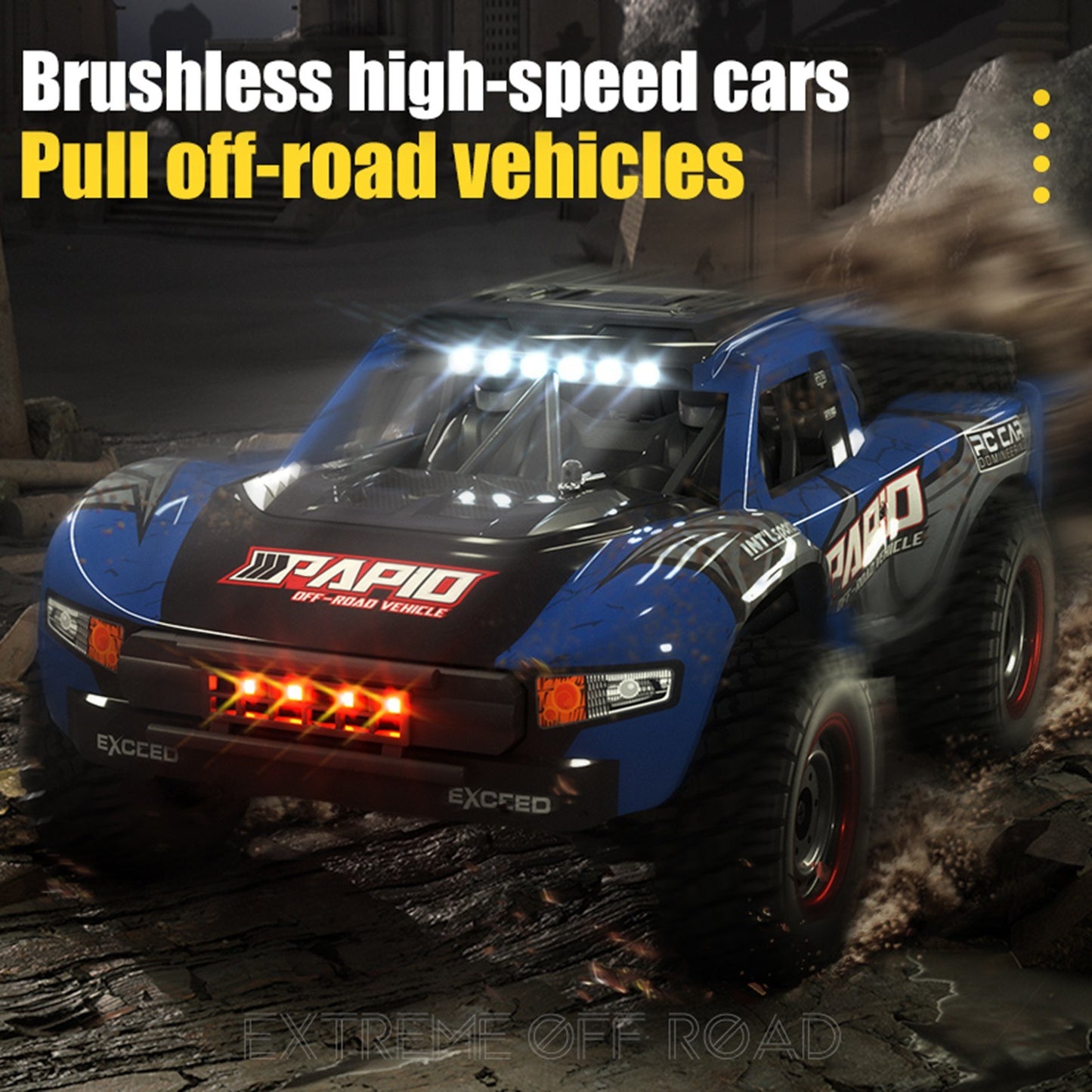 High-Speed 4WD Off-Road RC Truck - 40km/h, 2.4GHz